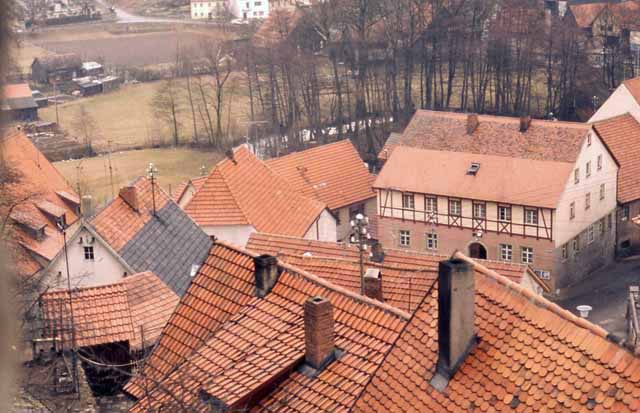 The roofs of Rothenburg